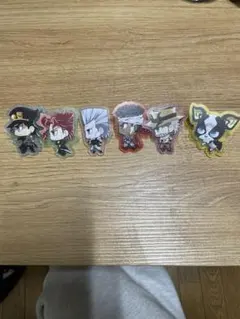 ジョジョ3部 ラメアクリルバッジ 6種セット