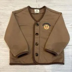 アンパンマン　ジャケット90cm 薄手アウター　　ブラウン　茶色