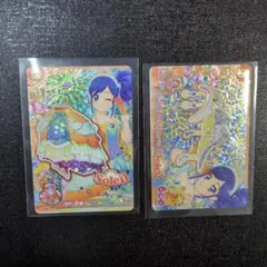 アイカツアンコール アイカツカード 霧矢あおい サンライズスタースカート アクセ