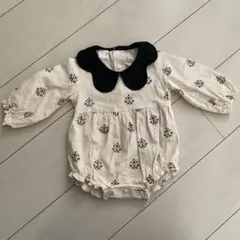 バースデイ APOUREN 花柄ロンパース ベビー服 ロンパース 80