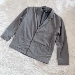 【c8043】AZUL BY MOUSSY テーラードジャケット　グレー