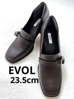 【美品】EVOL イーボル ローファー パンプス チャンキーヒール フォーマルのサムネイル