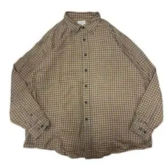 L.L.Bean チェック柄 長袖シャツ コットン XLのサムネイル