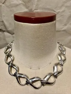 希少品 メキシコ製 vintage 925 リンクネックレス mexico