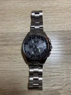 グレー クロノグラフ ステンレス時計
