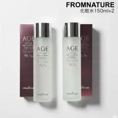 【新品】フロムネイチャー AGE 化粧水 150ml 2本