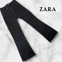 ザラ ZARA ブラック ブーツカットデニム フレアデニム y2k 36