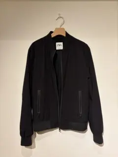 ZARA ザラ ボンバージャケット ブルゾン ブラック メンズ S（M相当）