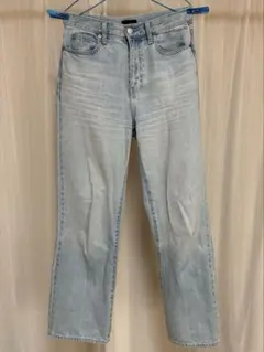 ユニクロ ワイドストレートジーンズ ハイウエスト カイハラデニム