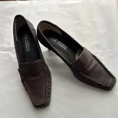 こげ茶パンプス　日本製　サイズ23㌢