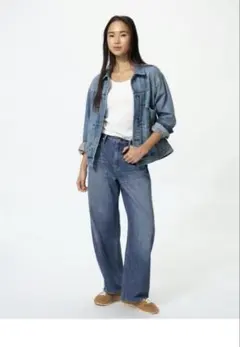 UNIQLO バギーカーブジーンズ サイズ22