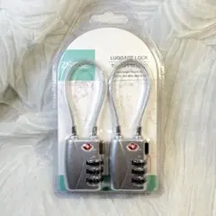 ZHEGE TSA ロック 3桁ダイヤル式ロック ワイヤータイプ