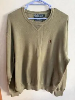Polo by Ralph Lauren ニットセーター L オリーブグリーン