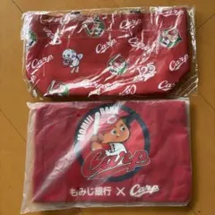カープ コラボバッグ２点ちゅーピートートバッグ、もみじ銀行エコバッグ新品未開封のサムネイル