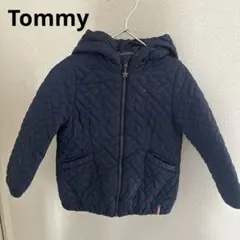 Tommy kidsアウター ネイビー キルティング アウター フード付き
