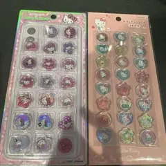 【即日発送】サンリオ　ハローキティ　おはじきふうシール　シール