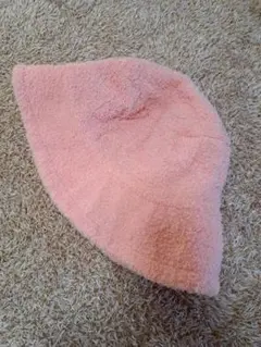 ピンク バケットハット フリーサイズ