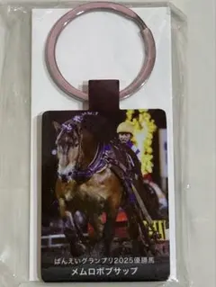 ばんえいグランプリ2025優勝馬 メムロボブサップ キーホルダー（非売品）