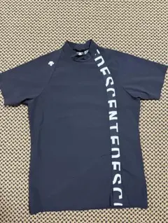 DESCENTE GOLF メンズ モックネックシャツ ブラック Lサイズのサムネイル