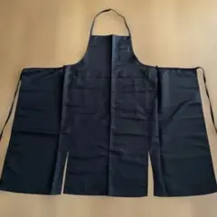 エプロン 複数ポケット付き　ブラック