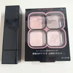 KATE ポッピングシルエットシャドウ PK-1 & リップモンスター01