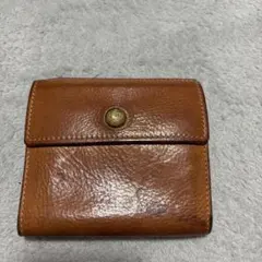 IL BISONTE 二つ折り財布 レザー ブラウン
