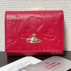 VivienneWestwood ミニ財布　三つ折り財布　がま口　レッド