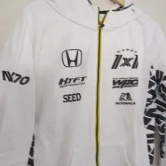 Honda　山本尚貴　白　フルジップパーカー　Sサイズ　スーパーGTのサムネイル