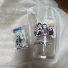 明治 おいしい牛乳 鬼滅の刃 アクリルキーホルダースマホスタンド