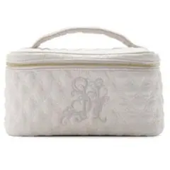 スナイデルホーム キルティングポーチ オフホワイト バニティポーチ