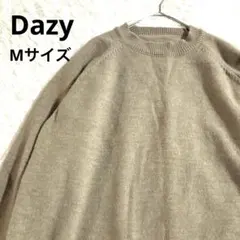 Dazy ベージュ クルーネック ニットセーターDAZY無地柄　SHEIN