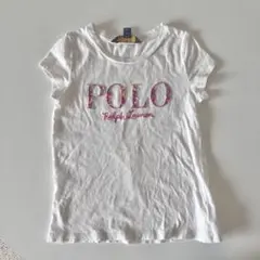Polo Ralph Lauren フラワー刺繍 Tシャツ　120（6）