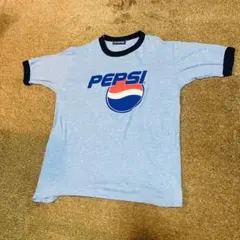 90's ビンテージ ペプシコーラ ロゴ プリント リンガーTシャツのサムネイル