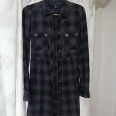 トミーヒルフィガー　シャツワンピース 　秋冬生地