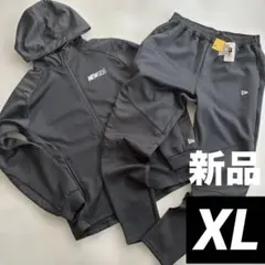 新品　ニューエラ　メンズスウェットパーカーパンツ　上下セットアップ　通年用　XL