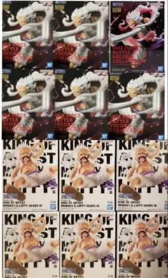 ワンピース KING OF ARTIST ルフィ ギア5 フィギュア　12個