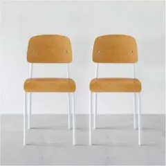 新品二脚セットJean Prouve STANDARD CHAIR リプロダクト