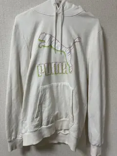 PUMA パーカー L プーマ　L ホワイト