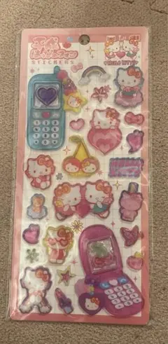 か*り様 平成はっぴーフォン ハローキティ ステッカー シール