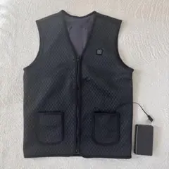 ​電熱ベスト ヒーターベスト USB給電 屋外作業　※モバイルバッテリー付