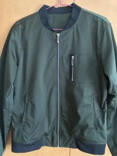 ダフィーダック刺繍ボンバージャケット