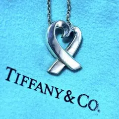 【美品】Tiffany パロマ・ピカソラビングハートネックレス SV925 袋付