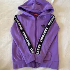 BABYDOLL パープル フード付きパーカー