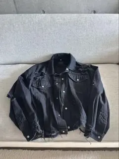 Danke Schon デニムライダースジャケット ダメージ加工 Danke Schon デニムライダースジャケット ダメージ加工 【公式通販】