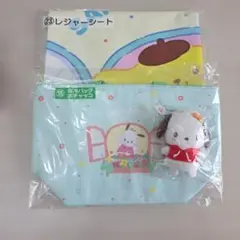 POCHACCO 保冷バッグ& キーカバーマスコット&レジャーシート3点セット