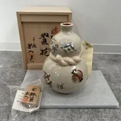 日展審査員【日展特選作家】背戸窯 名工【加藤釥】作 白い壺 花入れ