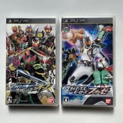 PSP 2本 仮面ライダー クライマックスヒーローズ オーズ フォーゼ