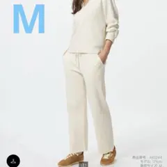 UNIQLO ウォッシャブルニットリブパンツ