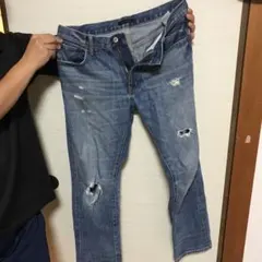 ダメージデニム31インチ