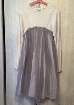 apres les cours チュールワンピース